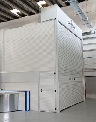 CABINA PINTURA HORNO MURO