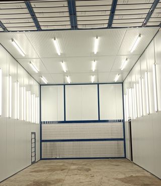 CABINA PINTURA HORNO MURO