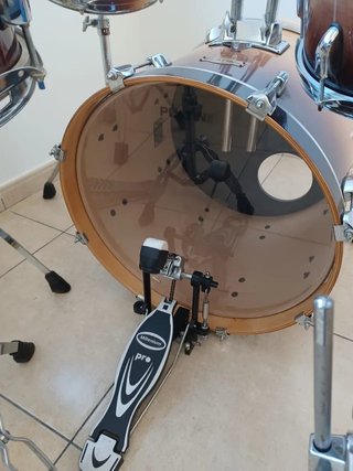 Bateria segunda mano + caja sorda + atril