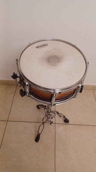 Bateria segunda mano + caja sorda + atril