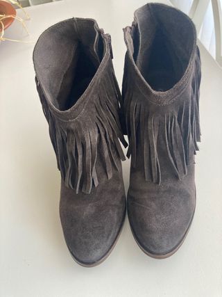 Botín piel marrón 39