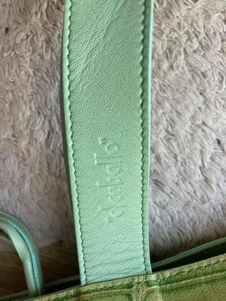Bolso piel verde El Caballo