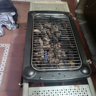 Barbacoa de butano en perfecto estado