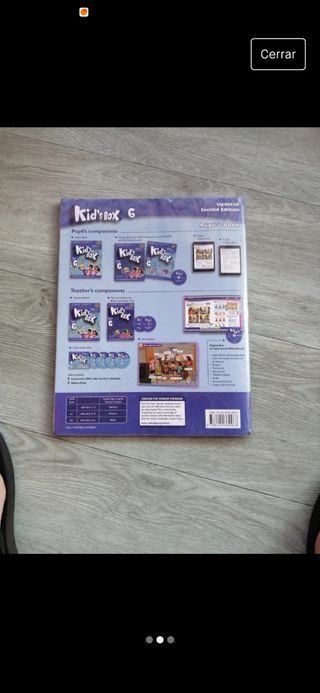 Libro inglés kids box 6 ISBN 9788490369968