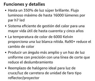 Bombillas faros potentes A ESTRENAR