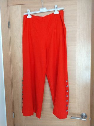 Anthropologie Pantalón lino