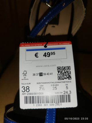 Sandalia Azul Kein