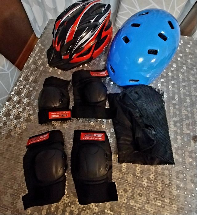 Cascos y protecciones