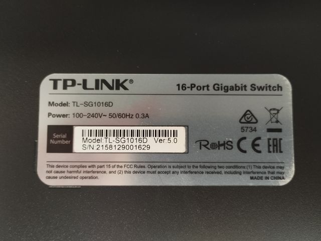 TP-LINK SG1016D