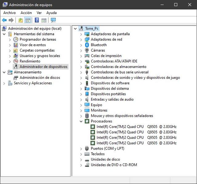 Ordenador Core 2 Quad Q9505S 256GB SSD 8GB RAM