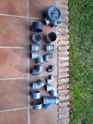 Material de  tubería de pvc