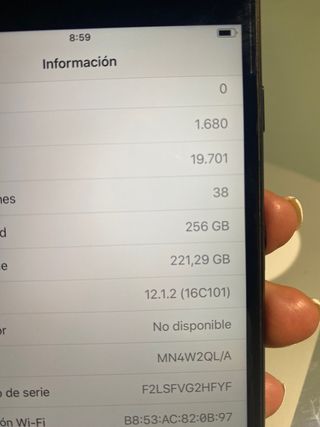 Iphone Apple 7 plus 256 GB negro