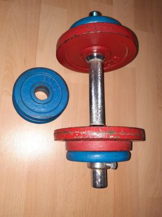 Barra para peso libre,banco musculacion