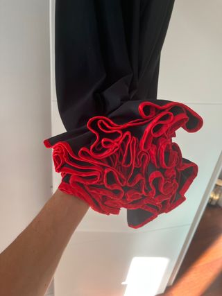 Falda flamenca niña preciosa hecha a mano