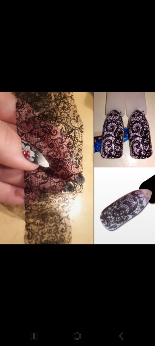 Esmalte con estampado de uñas