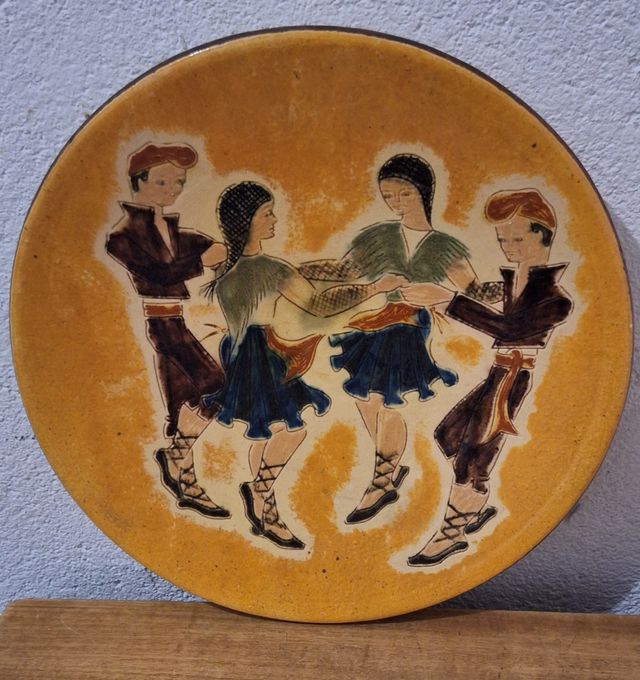 Plato cerámica La Bisbal