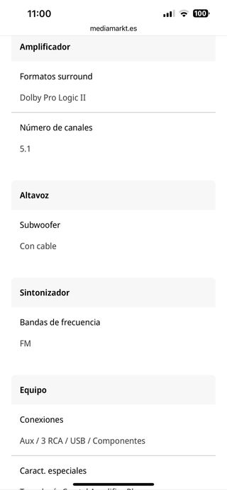 Home Cinema 5.1 - HT-E 330 con reproductor DVD