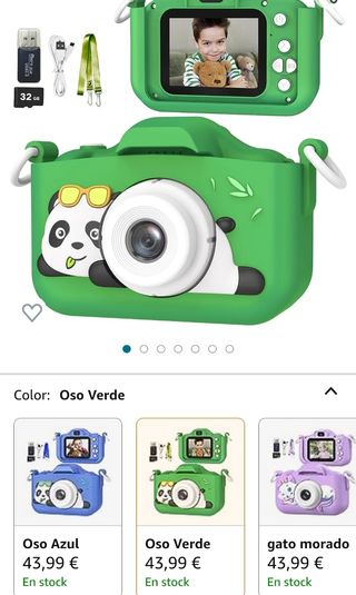 Cámara fotos infantil con fallo NUEVA