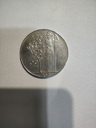 Moneta 10 lire, 1939 + Monete 100 lire, 1956-1957