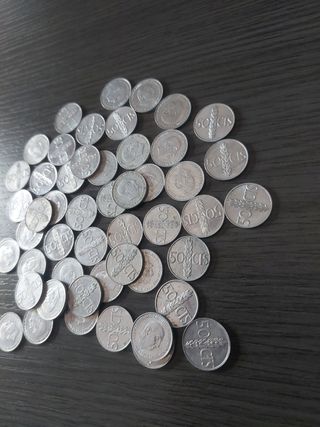 50 monedas de 50 céntimos 1966 Franco