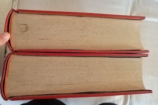 Libro Don Quijote de la Mancha. 2 Tomos. 1970