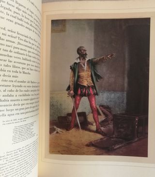 Libro Don Quijote de la Mancha. 2 Tomos. 1970