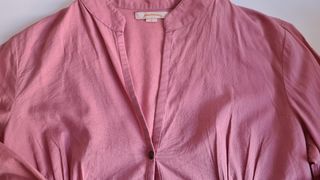 Camisa rosa manga larga Strradivarius