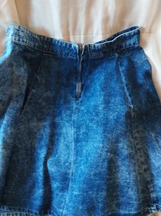 Falda+ pantalón corto mujer