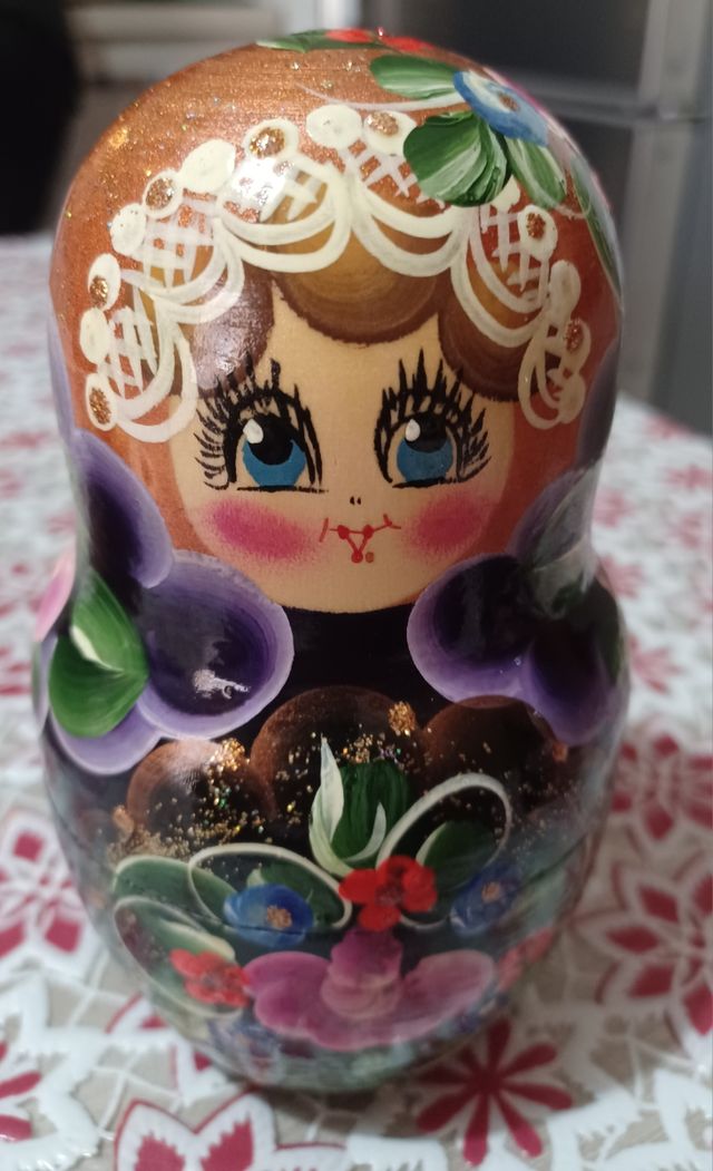 Matrioska originale Russa colori scuri