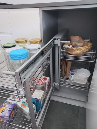 Carro extraible cocina esquina