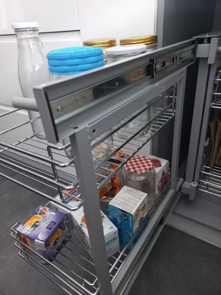 Carro extraible cocina esquina