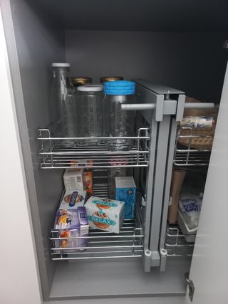 Carro extraible cocina esquina