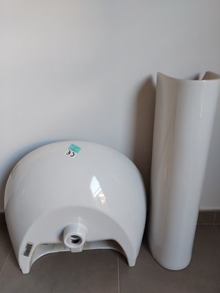 Lavabo baño con pedestal