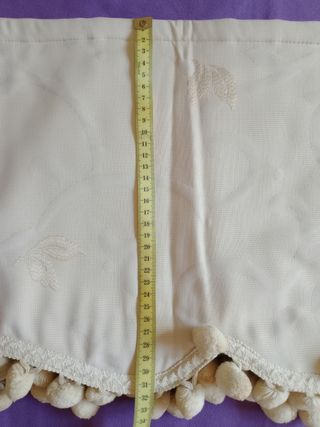 Faldón cortina largo