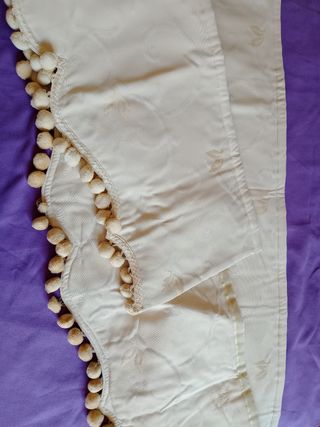 Faldón cortina largo