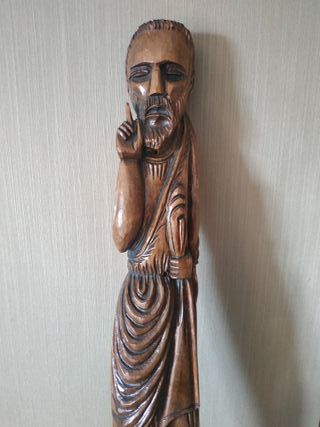 TALLA DE MADERA DE EVANGELISTA O APÓSTOL