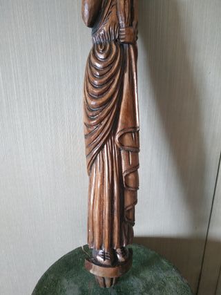 TALLA DE MADERA DE EVANGELISTA O APÓSTOL