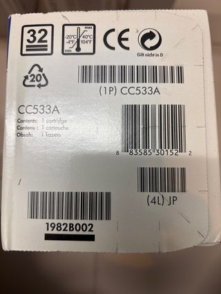 Cartucho HP 304A. Original. Nuevo
