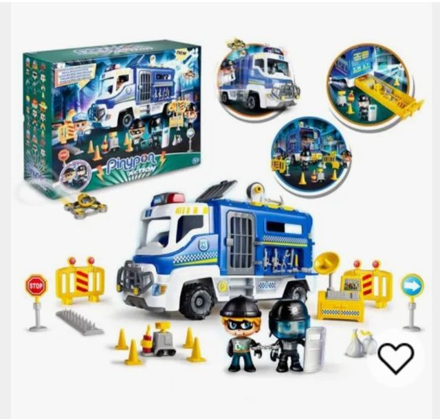 Pin y pon action furgón policial