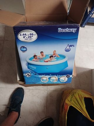Piscina bestway 2.44 de diámetro