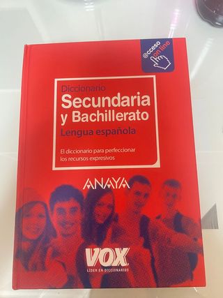 Diccionario secundaria y bachillerato 