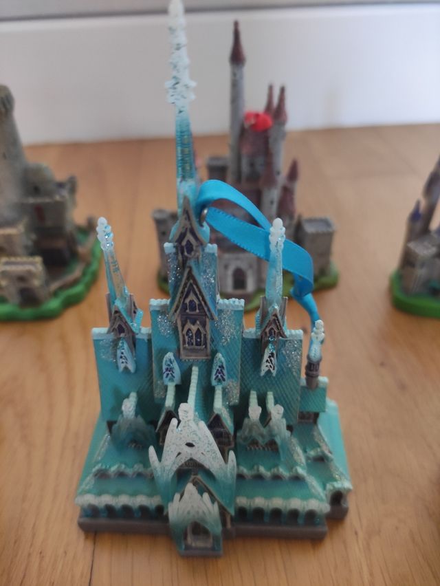 Ornamentos castillos Disney colección