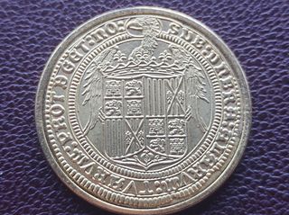 🪙4 Excelentes, Reyes Católicos. Reproducción 2002