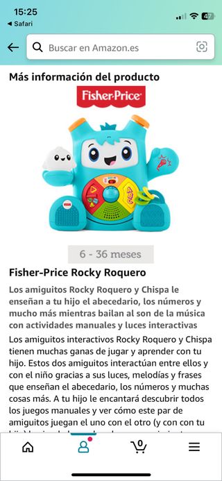 juguete fisher price Rocky