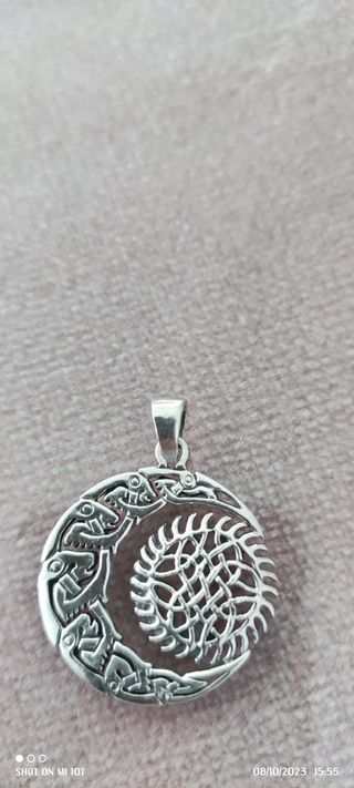 Colgante en plata Nudo de bruja