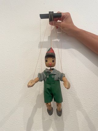Marioneta Pinocho decoración