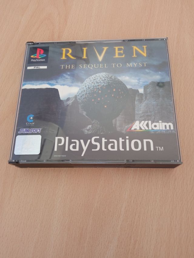 Riven the sequel to myst Sony PS1