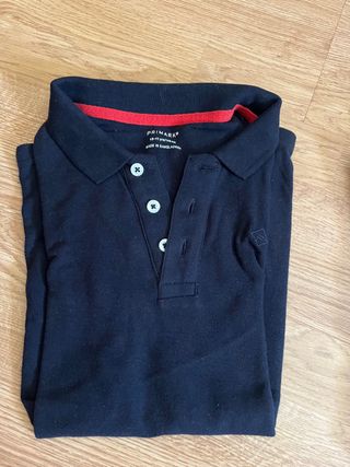 Polo azul marino. talla 10/11 años