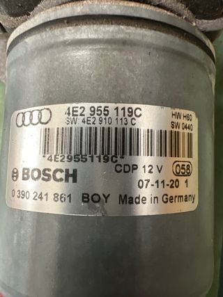 Motor Limpia Parbrizas Audi