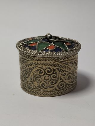 Cajita bereber plata 